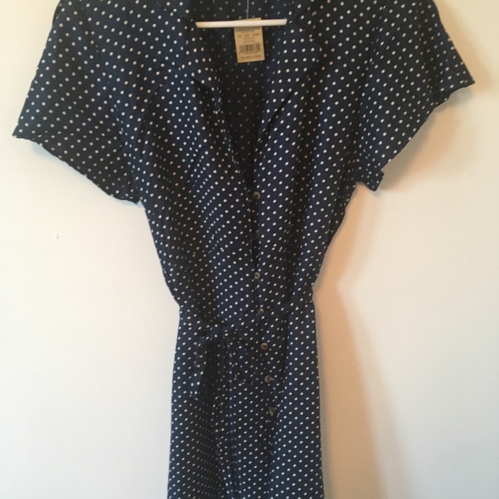 American Eagle polka dot romper